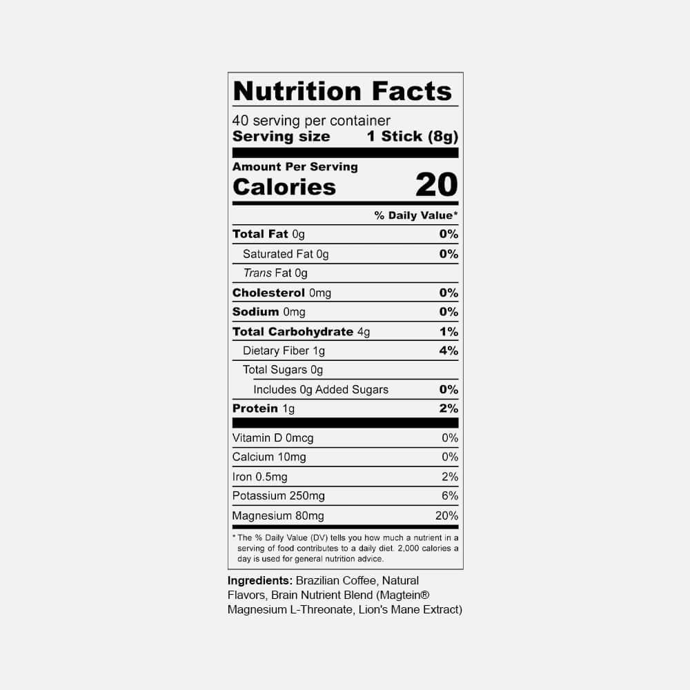 IQJOE Mushroom Coffee 40 Servings - Instant Packets