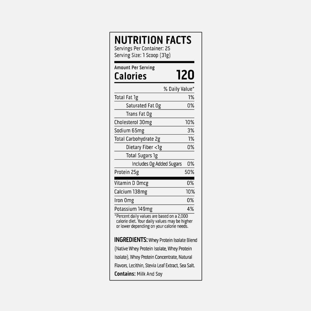 Ascent Whey Protein Isolate Powder 25g - 775 g - Mint Chocolate Chip
