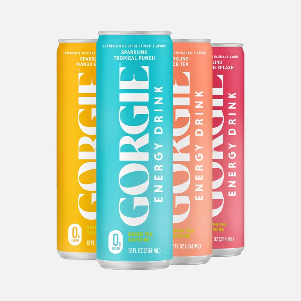 GORGIE Sugar Free Energy 150mg - 12 Cans (Variety)