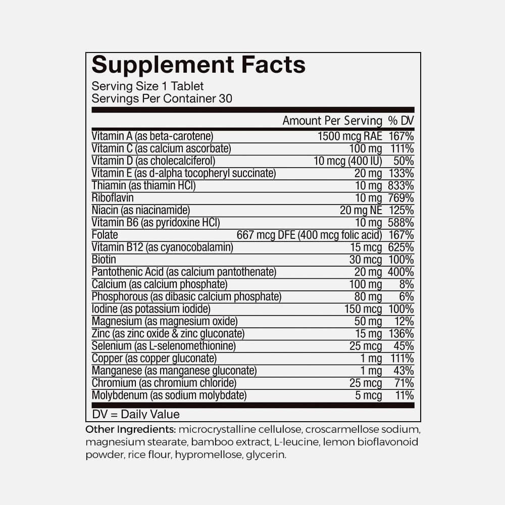 Women's Multivitamin with Iron - 30 Capsules