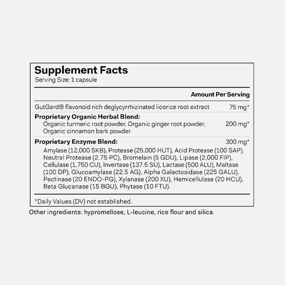 Debloat+ Digestive Enzymes Blend - 60 Capsules