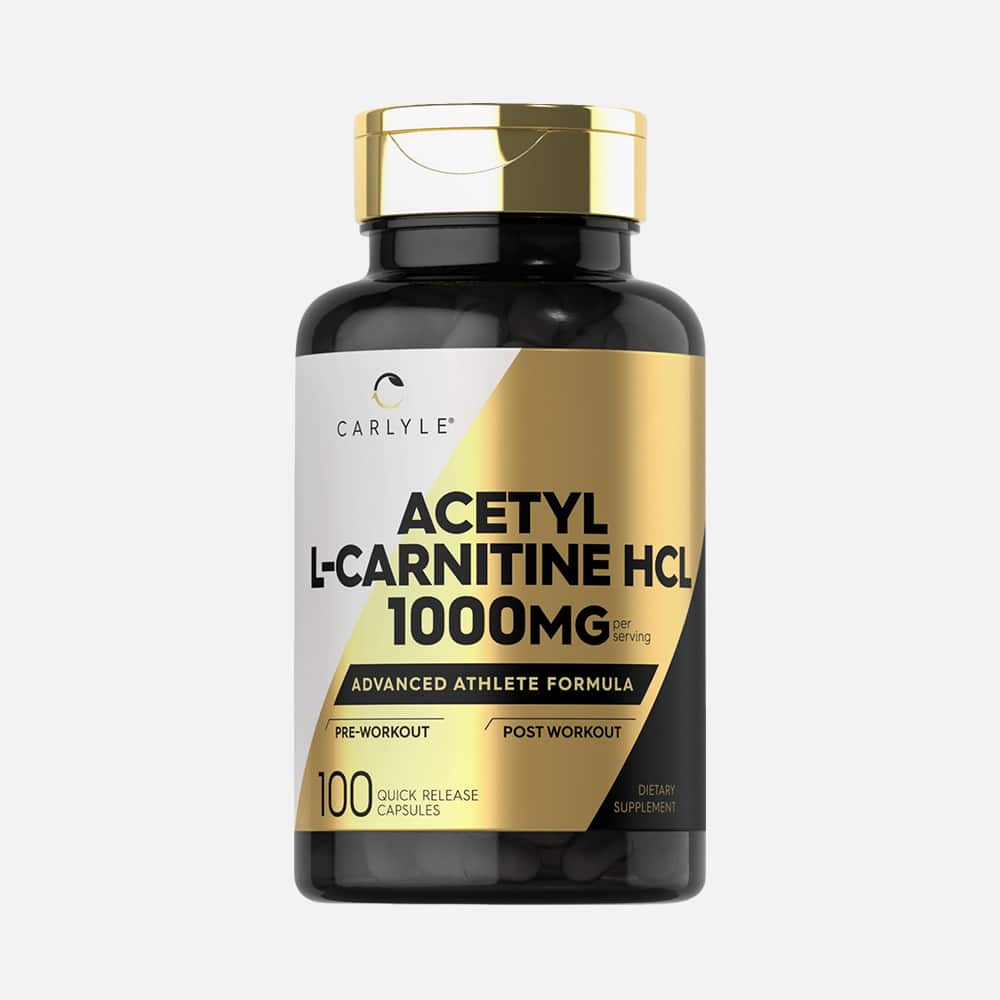 Acetyl L-Carnitine HCL 1000mg - 100 Capsules