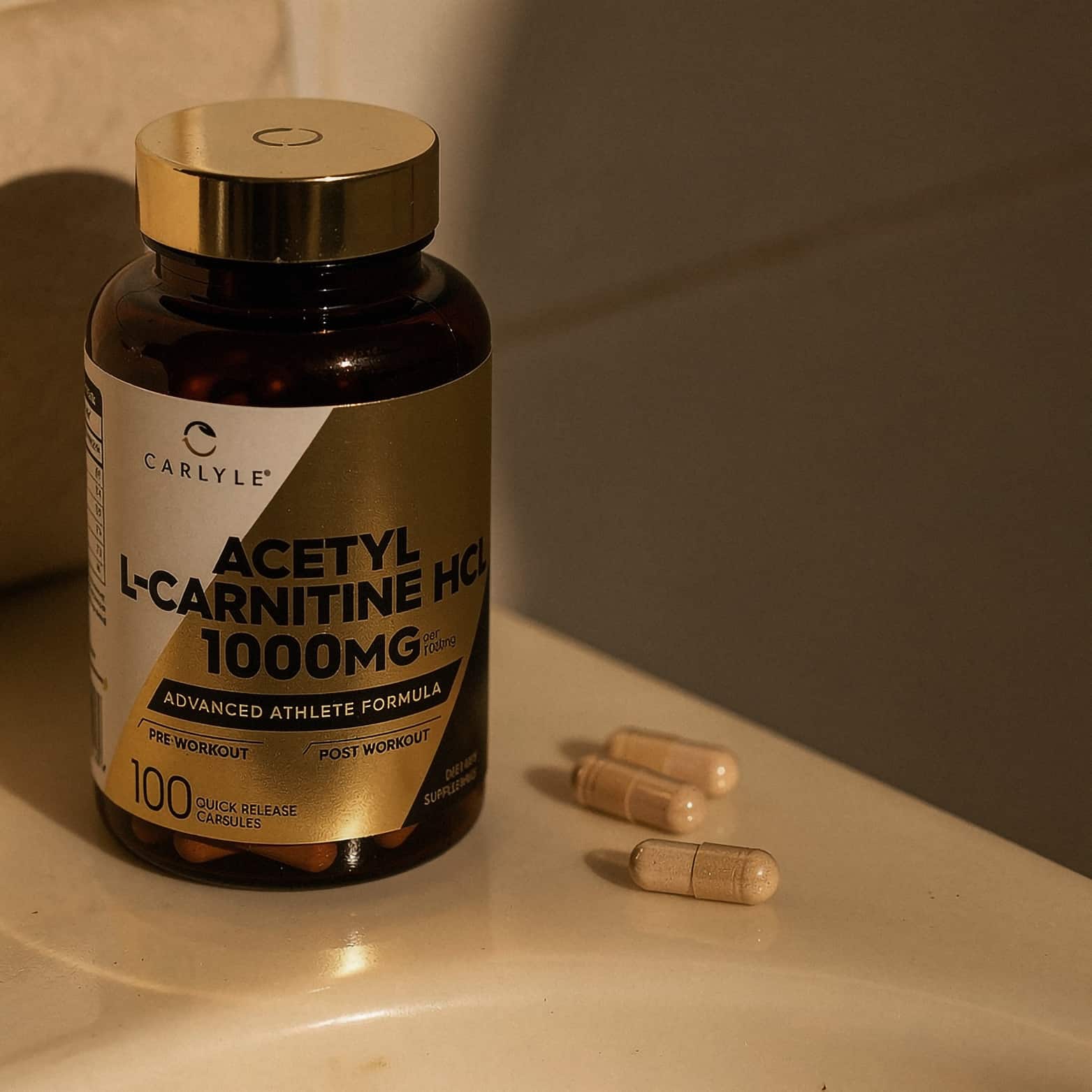 Acetyl L-Carnitine HCL 1000mg - 100 Capsules