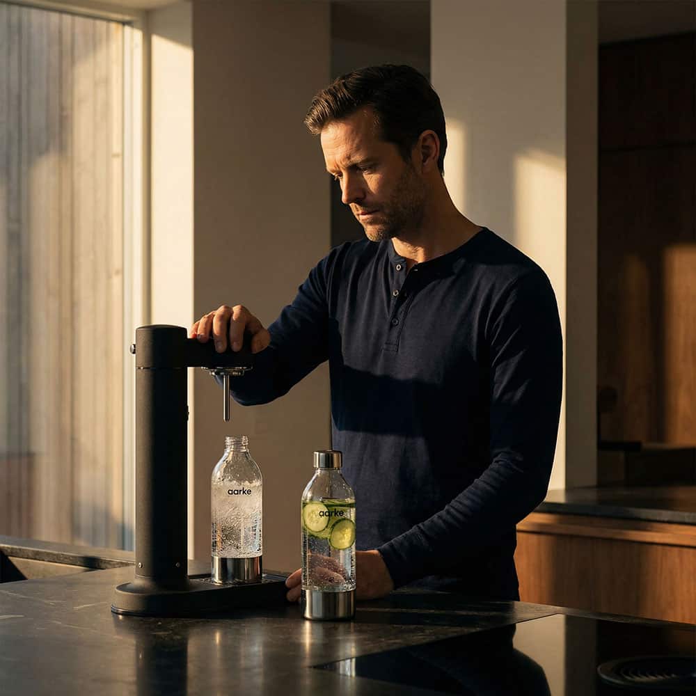 Aarke Carbonator 3 Sparkling Water Maker – Matte Black