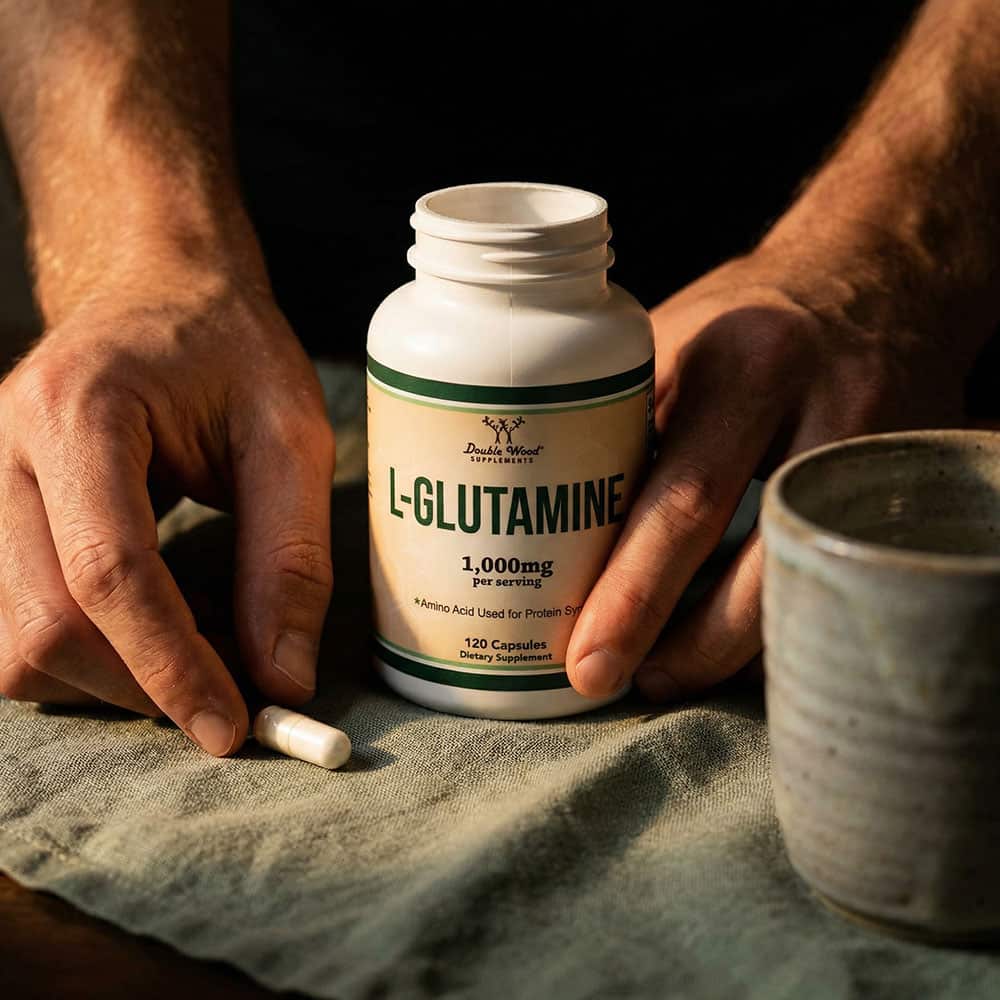 L-Glutamine 1000mg - 120 Capsules