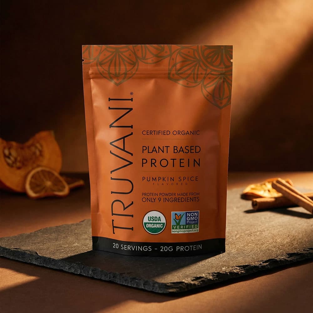 Organic Pea Protein 20g (Pumpkin Spice) - 20 Servings Powder