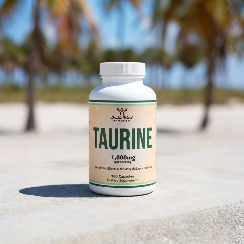 Taurine 1000mg - 180 Vegan Capsules