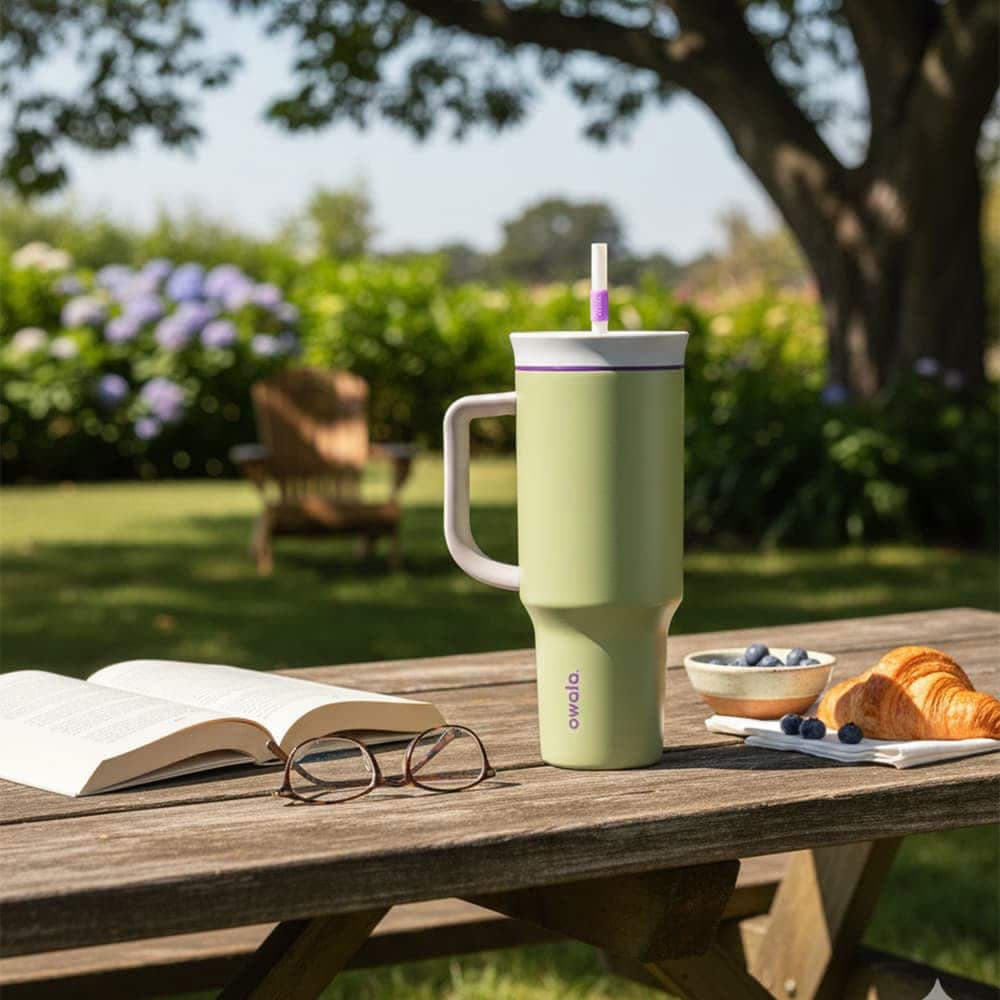Stainless Steel 40oz Tumbler - Hip Cactus