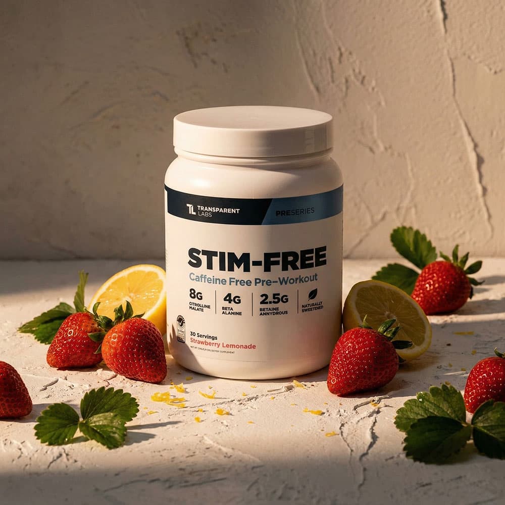 Stim-Free Pre-Workout Powder 23g - Strawberry Lemonade