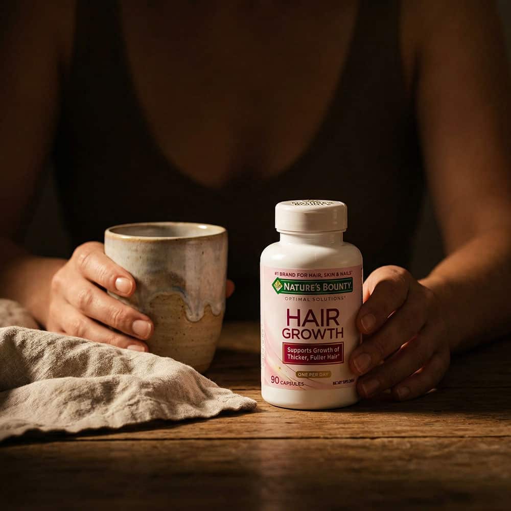 Hair Growth Supplement with Biotin 1 Per Day - 90 Capsules