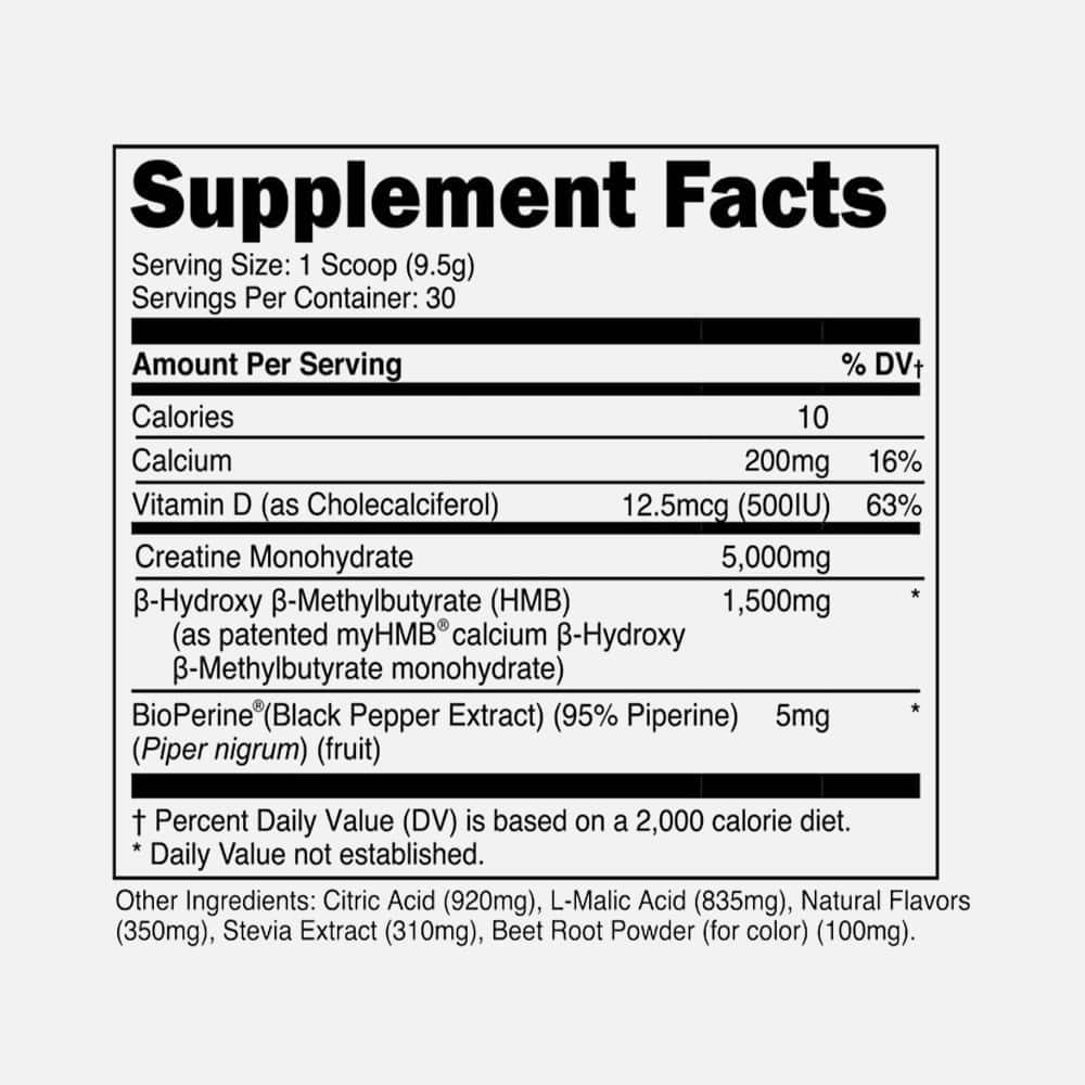 Creatine HMB Powder - Hawaiian Splash