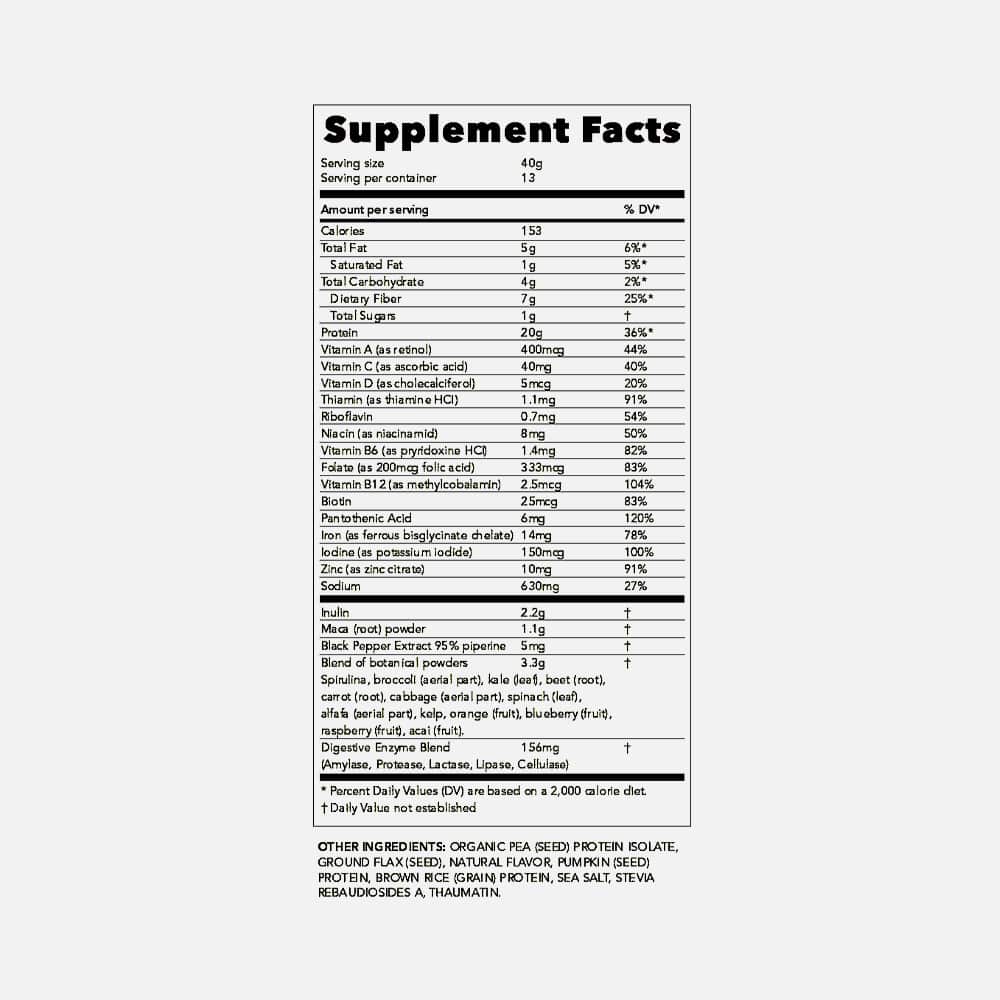 Vegan Superblend Protein 20g - Vanilla Powder