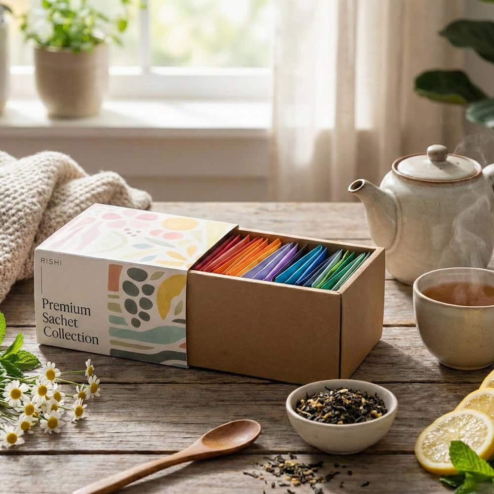 Rishi Organic Tea Sachet Sampler - 24 Tea Bags