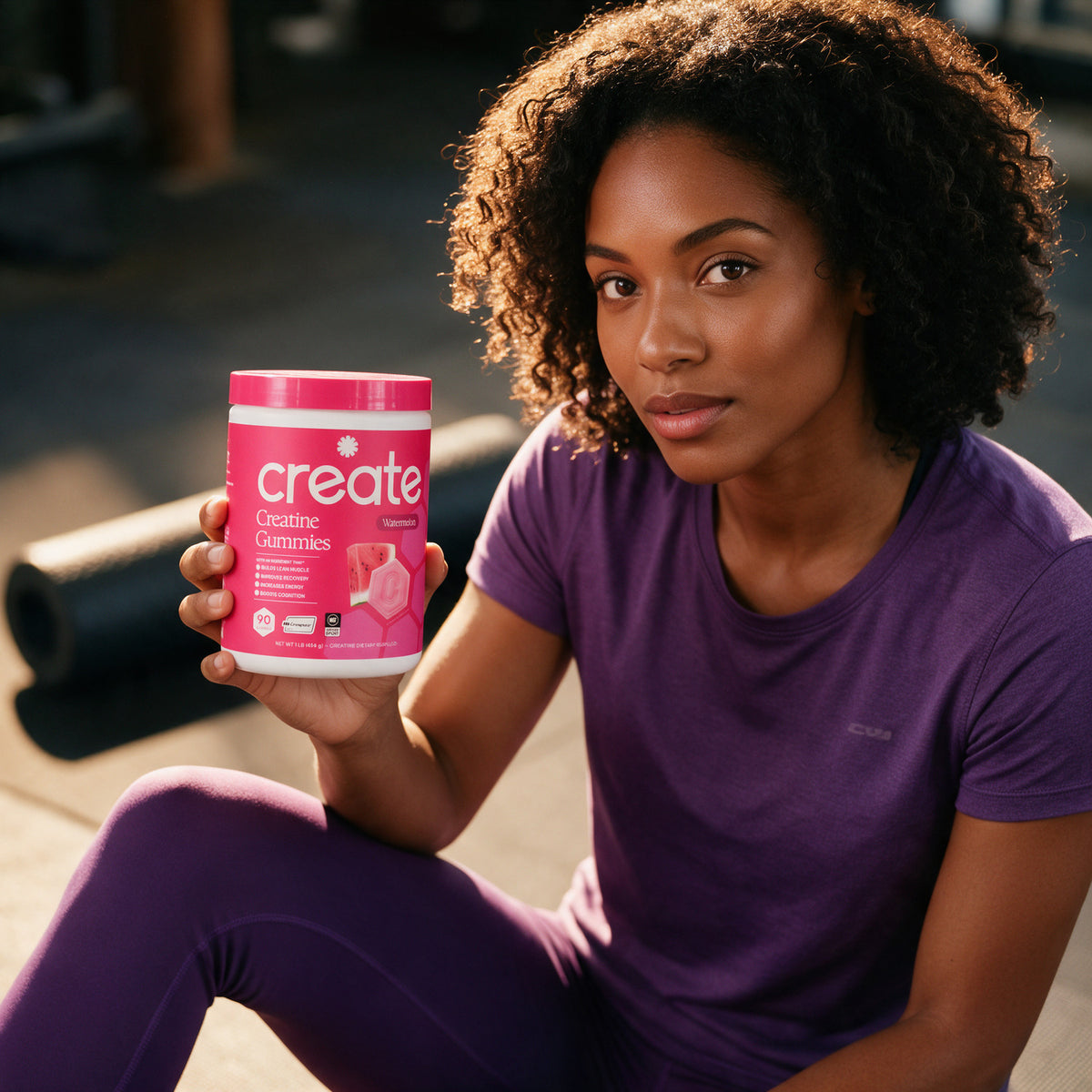 Create - Creatine Monohydrate Gummies - Watermelon - 60 Count