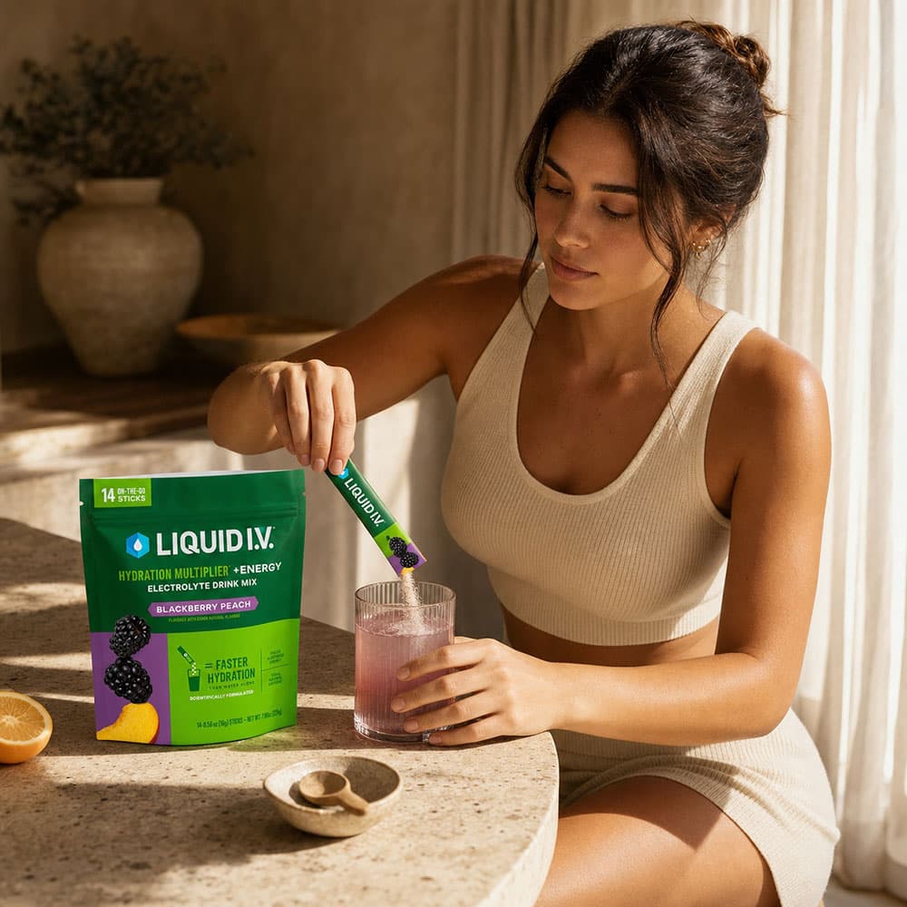 Liquid I.V. Hydration Multiplier+Energy - 42 Stick Packs