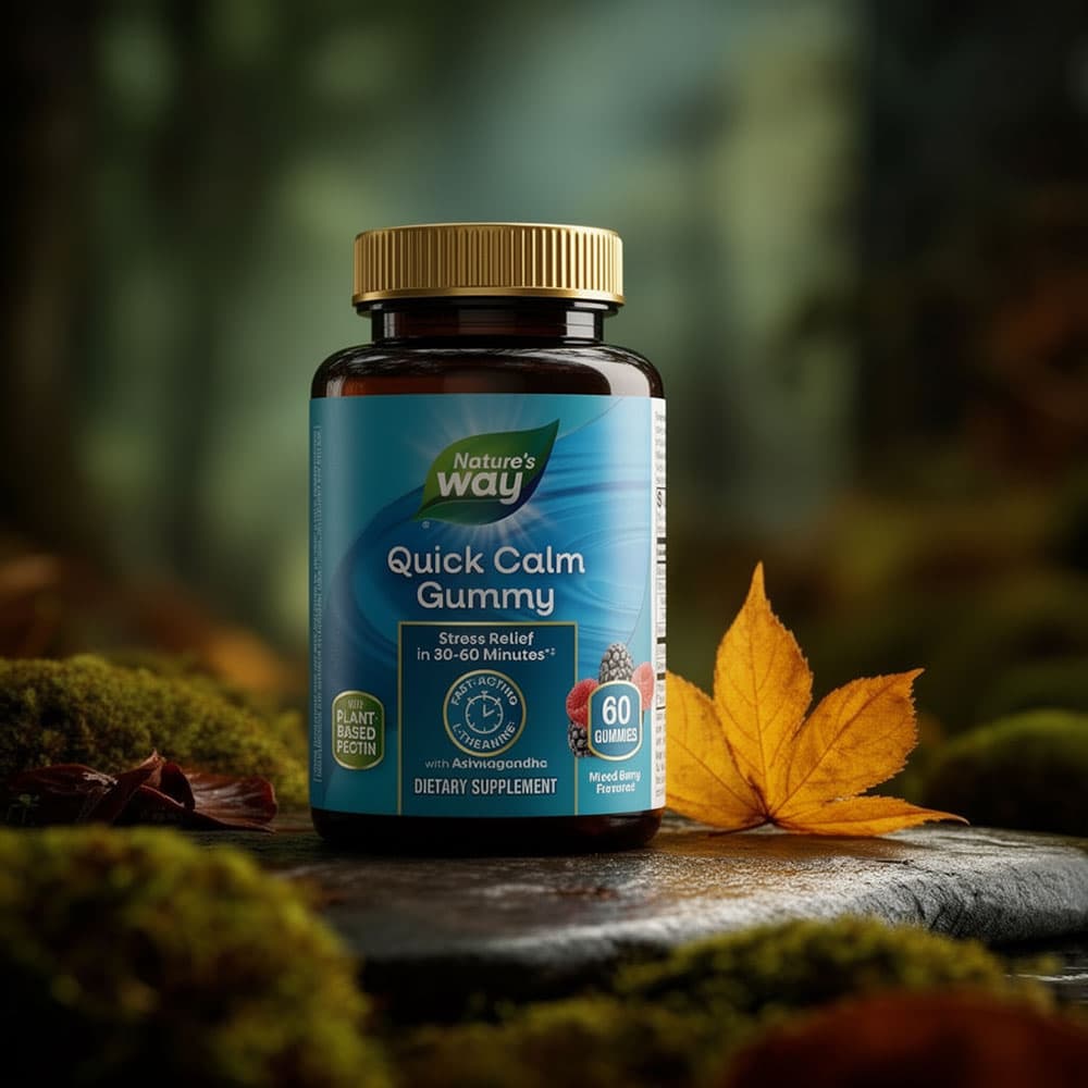 Quick Calm L-Theanine & Ashwagandha - 60 Gummies