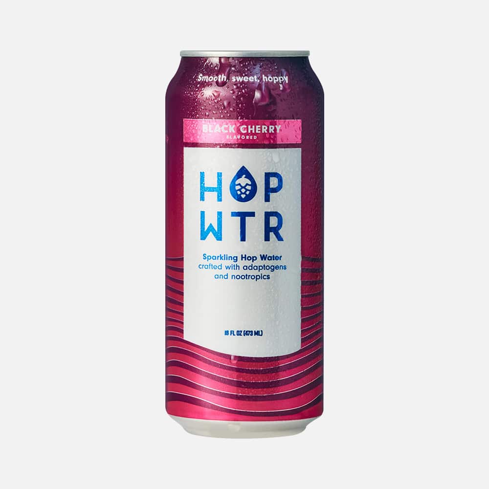 HOP WTR Black Cherry Sparkling Hop Water - 12 Cans