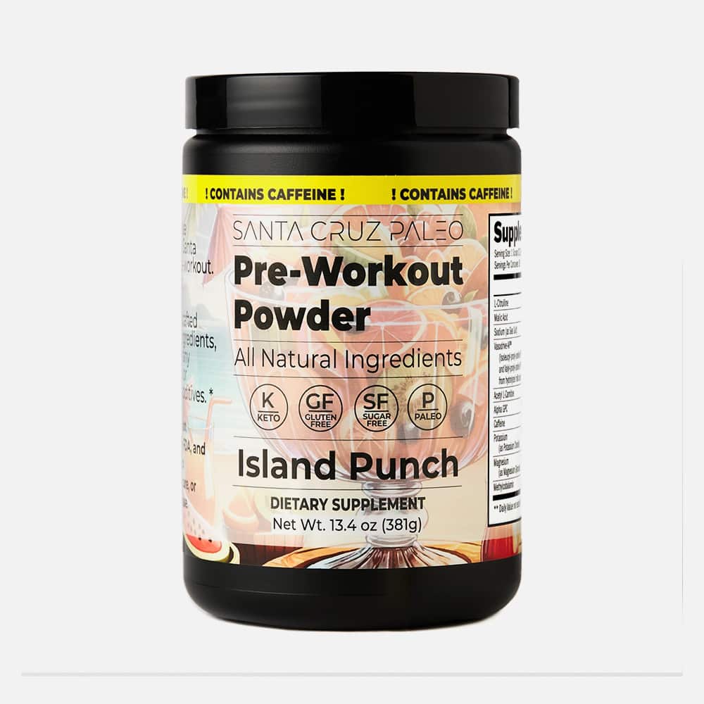 Santa Cruz Paleo Pre Workout - 30 Servings Powder