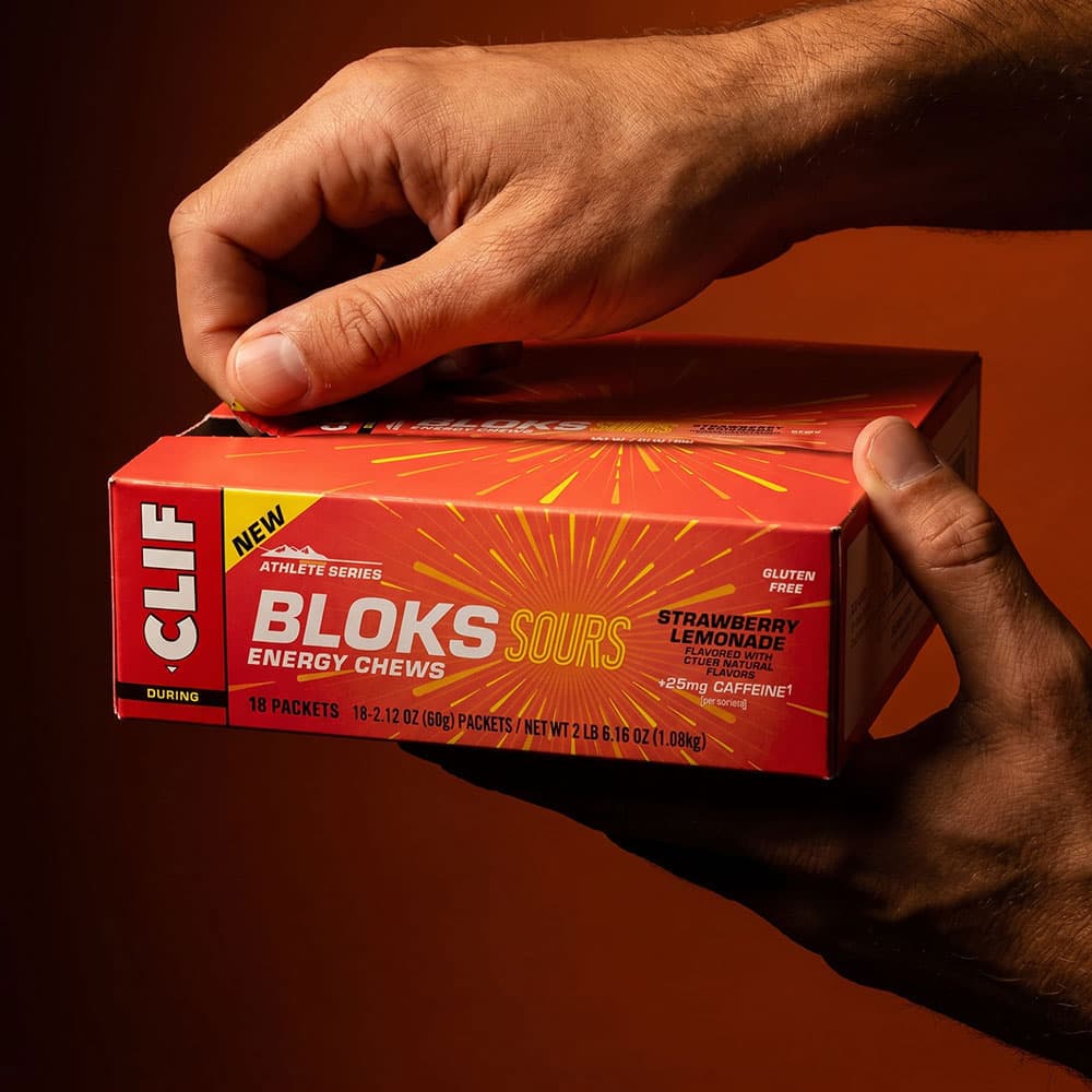 Clif Bloks Sours Strawberry Lemonade - 18 Packs Chews