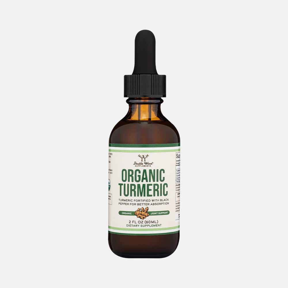 Organic Turmeric Curcumin 1180mg - 60 Liquid Servings