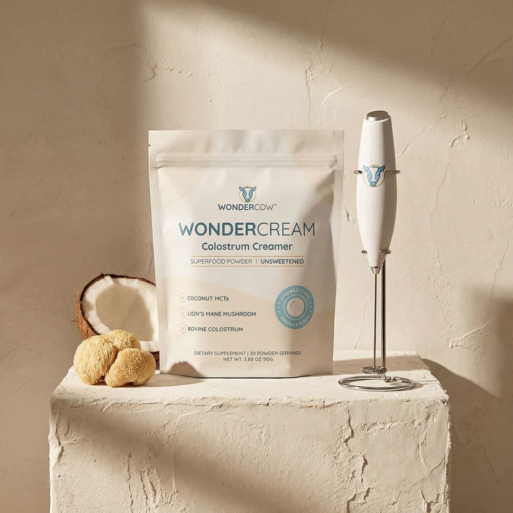 WonderCream Bovine Colostrum Powder - Unsweetened