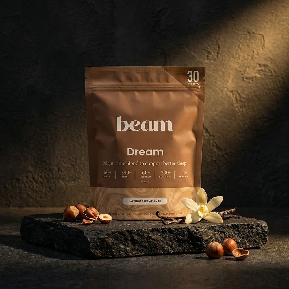 Beam Dream Sleep Powder - 30 Servings (Hot Cocoa Drink)
