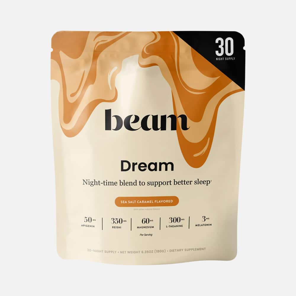 Beam Dream Sleep Powder 30 Servings Drink Mix - Sea salt caramel flavor