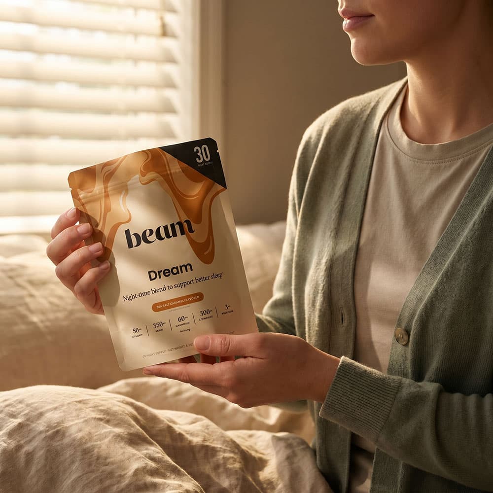 Beam Dream Sleep Powder 30 Servings Drink Mix - Sea salt caramel flavor