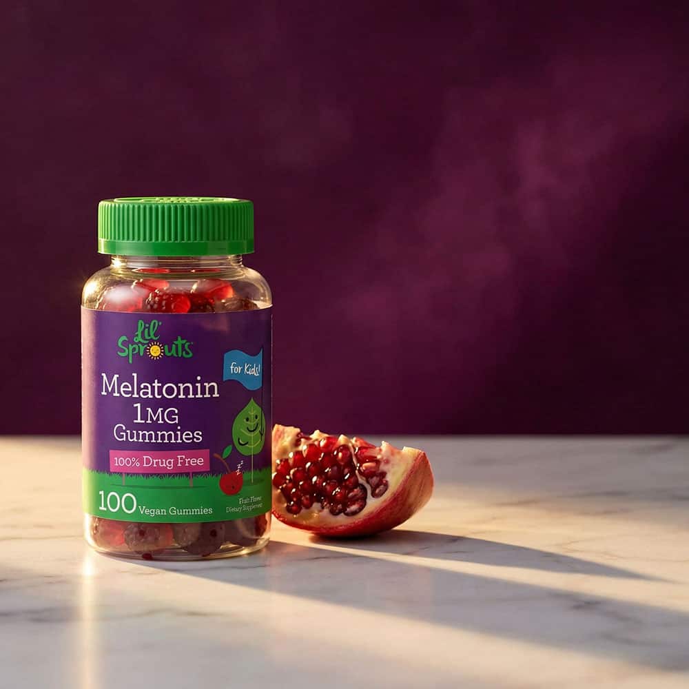 Kids Melatonin 1mg - 100 Fruit Flavor Gummies