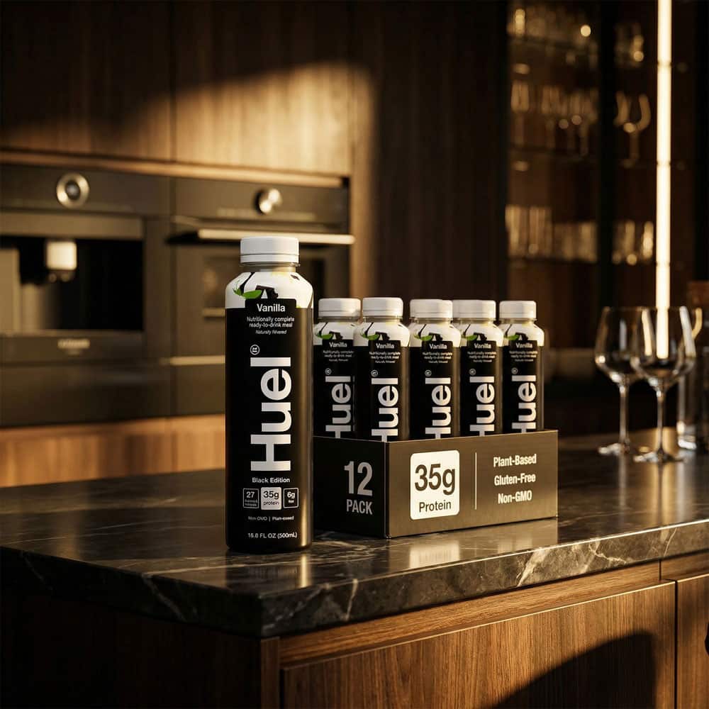 Huel Black Edition Vanilla - 12 Ready-to-Drink Shakes