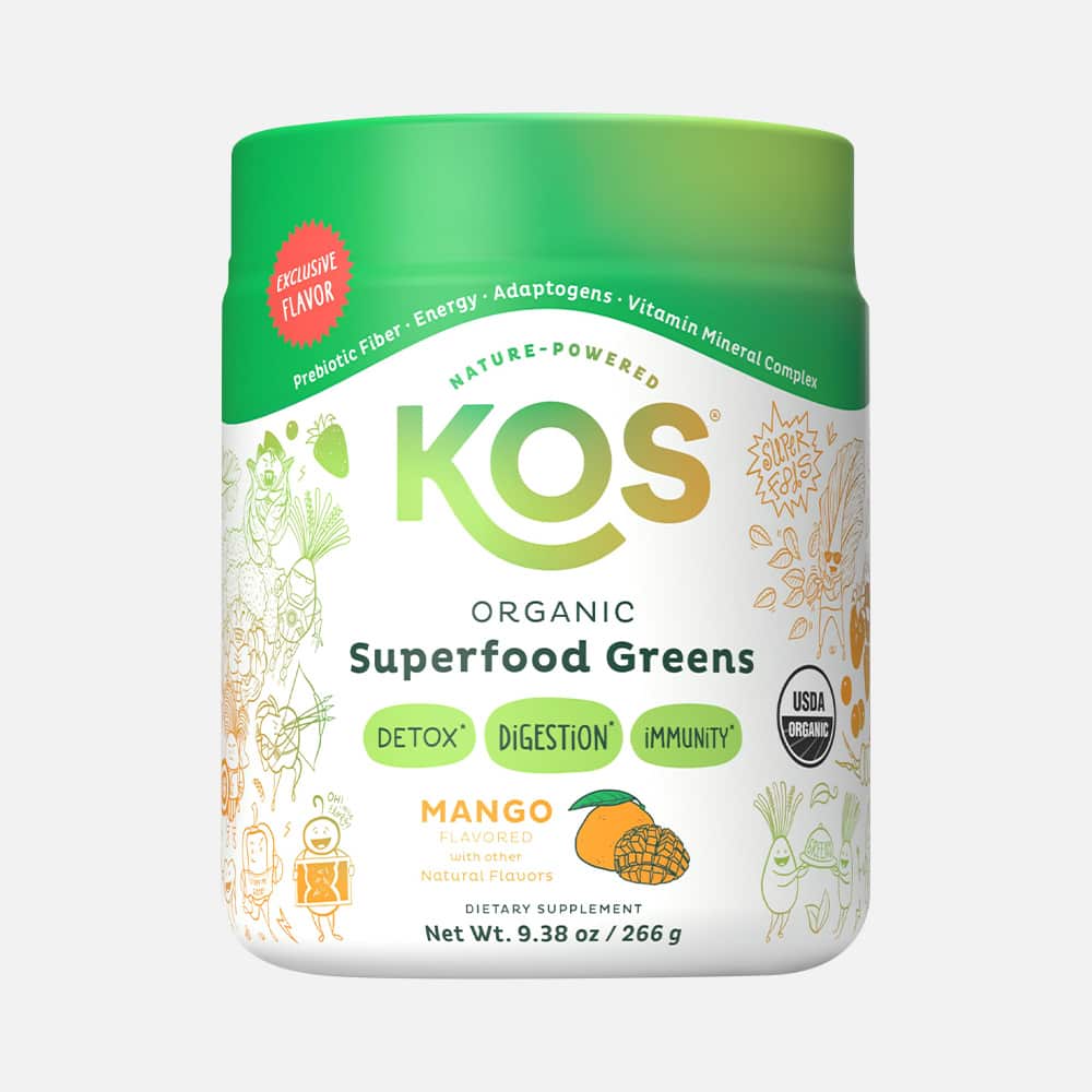 Organic Superfood Greens Powder - 28 Servings (Mango)