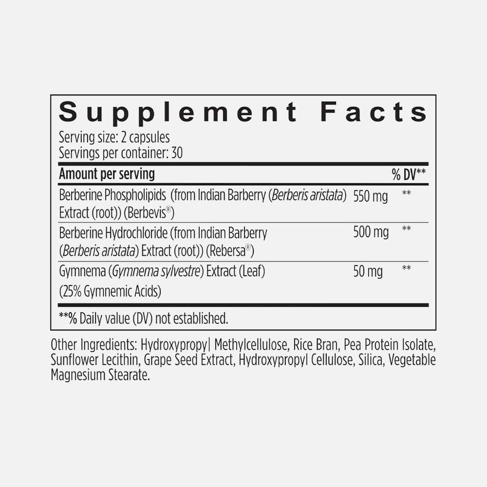 Berberine+ Formula 600mg - 60 capsules