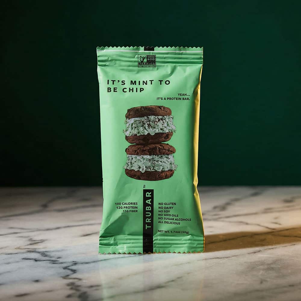 Plant-Based Protein Bar 1.76oz - 12 Bars (Mint To Be Chip)