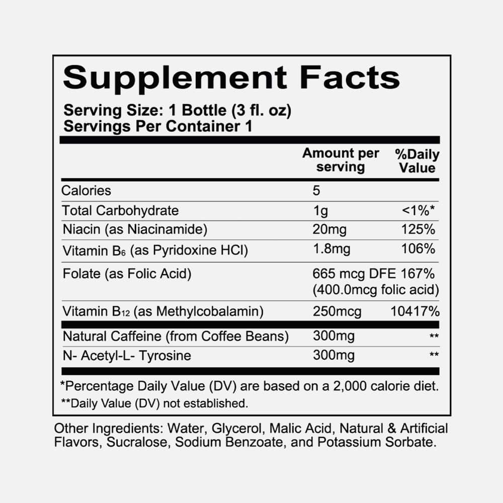 Total War Energy Shot 300mg Caffeine - 12 Bottles