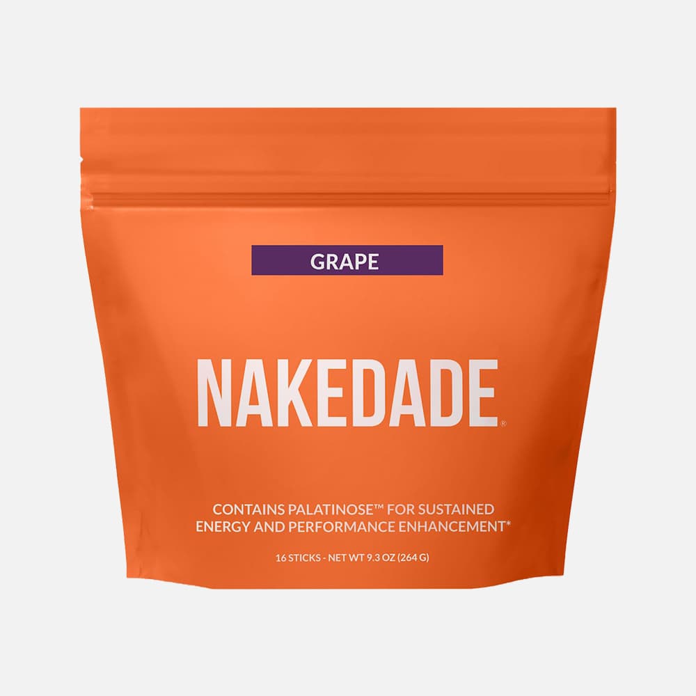 Nakedade Grape Electrolyte Powder - 16 Sticks