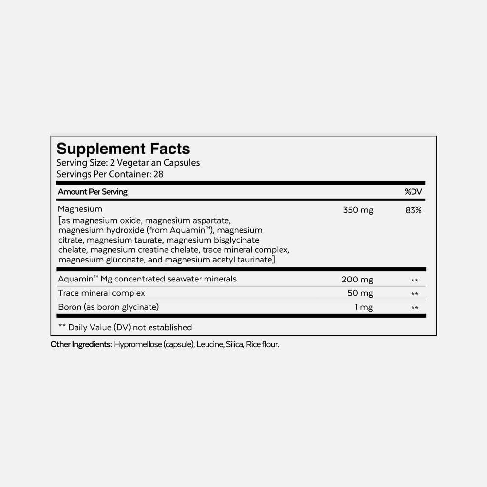 Qualia Magnesium+ 10-Form Blend - 90 Capsules