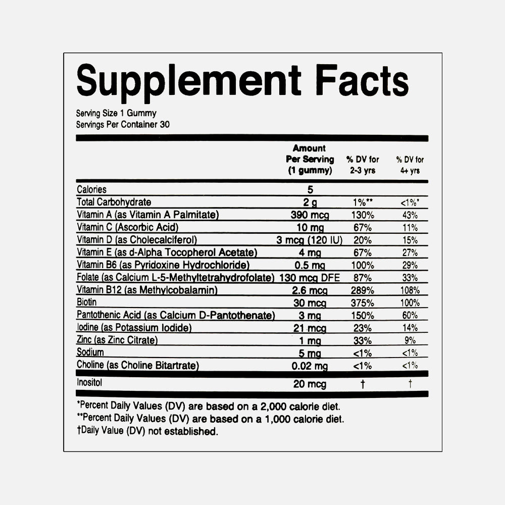 Kids Sugar Free Multivitamin