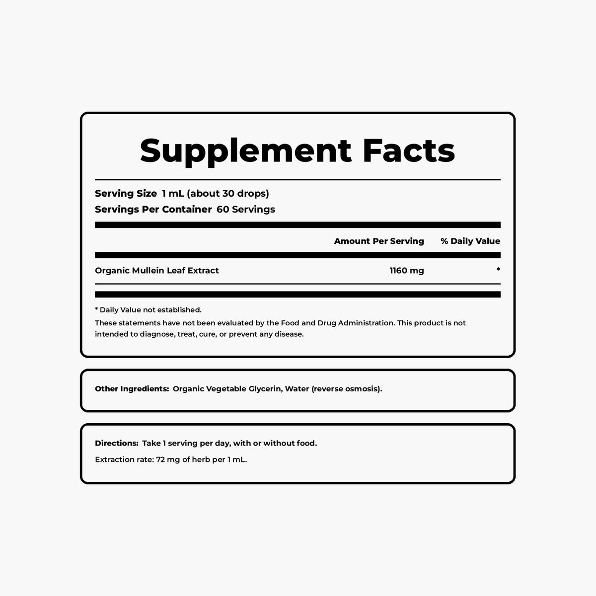 Mullein Leaf Extract
