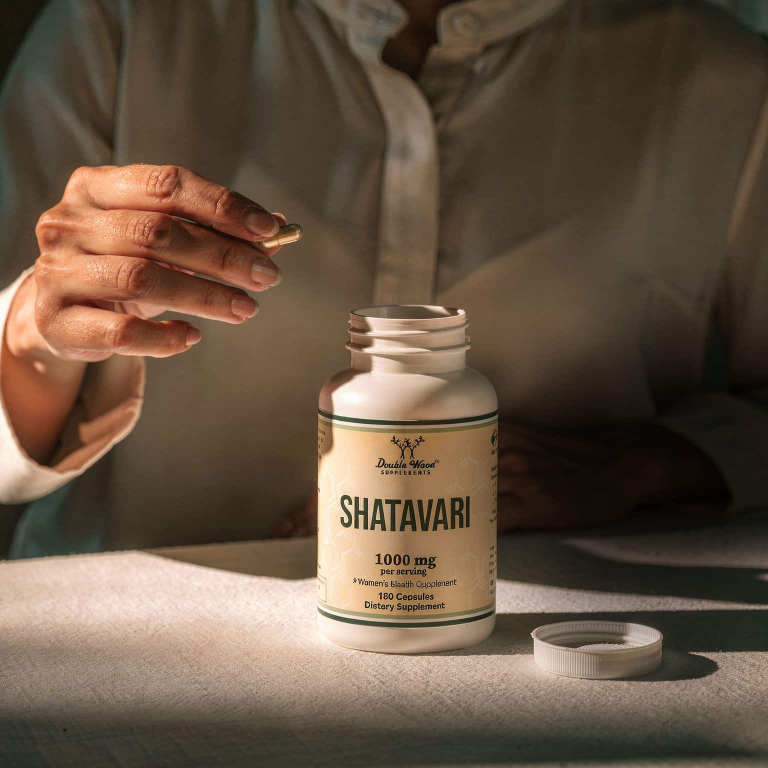 Organic Shatavari 1000mg - 180 Capsules