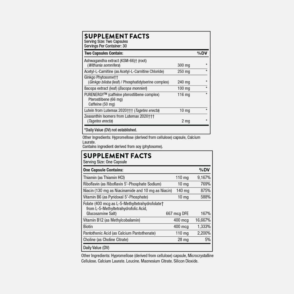 Basic B Complex & Memoractiv Bundle