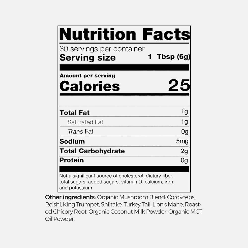 Mushroom Chicory Blend Caffeine Free - 30 Servings Powder