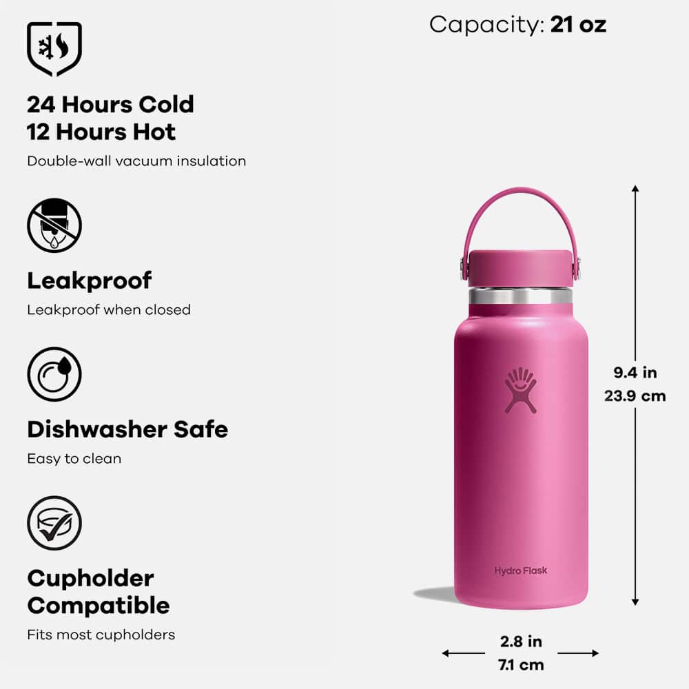 Hydro Flask 621ml - Standard Mouth Water Bottle