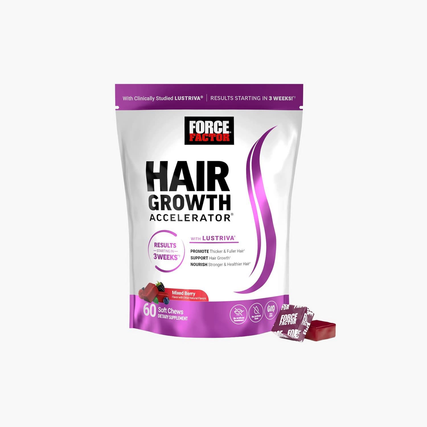 Hair Growth Accelerator Chews - Mixed Berry