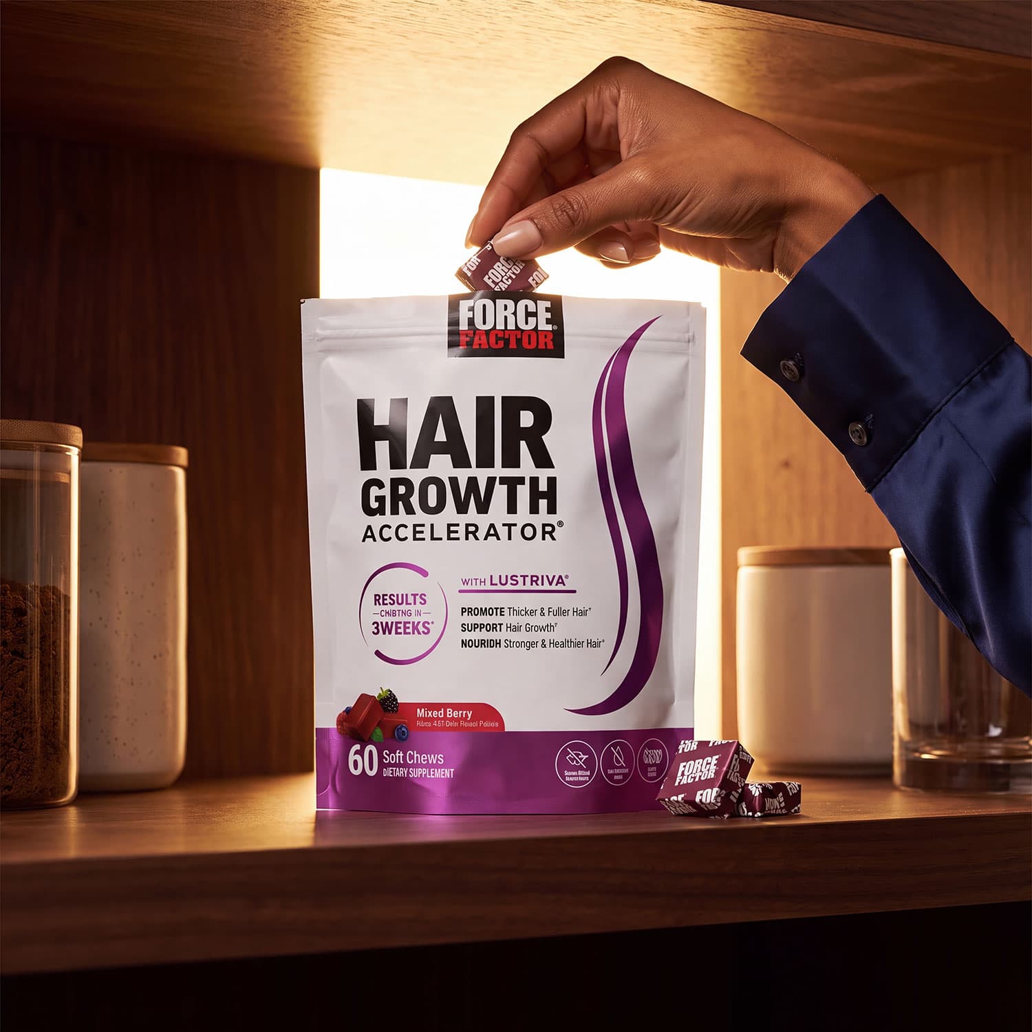 Hair Growth Accelerator Chews - Mixed Berry