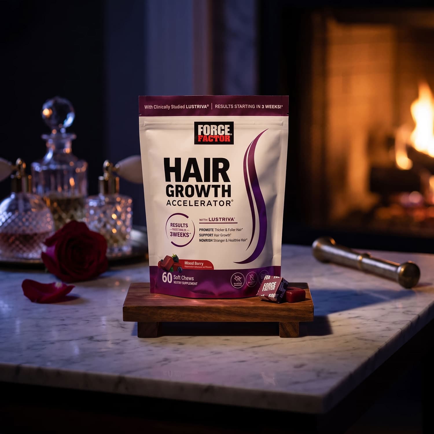 Hair Growth Accelerator Chews - Mixed Berry