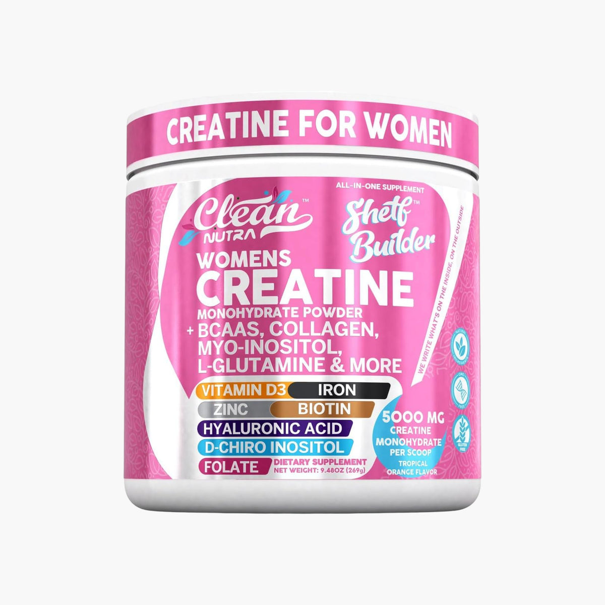 Clean Nutraceuticals - Creatine for Women - 30 Servings