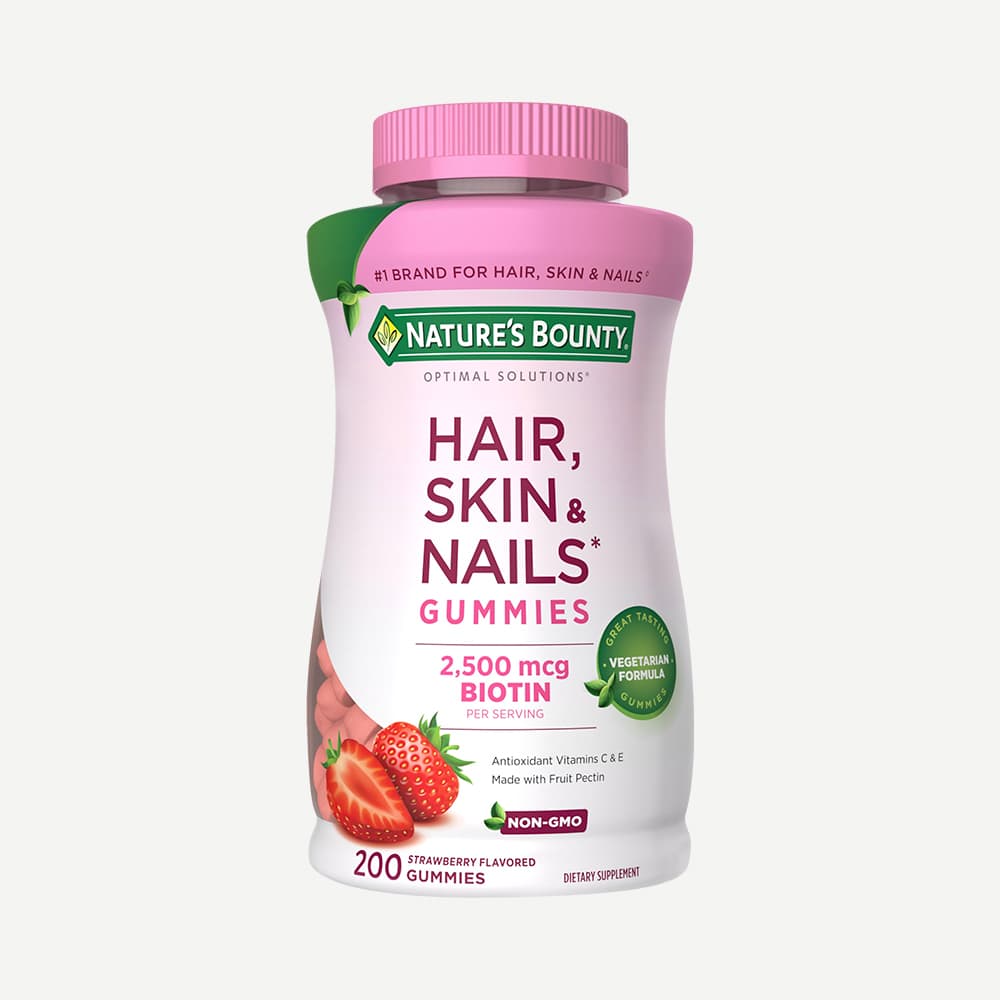 Biotin 2500mcg - 200 Strawberry Pectin Gummies