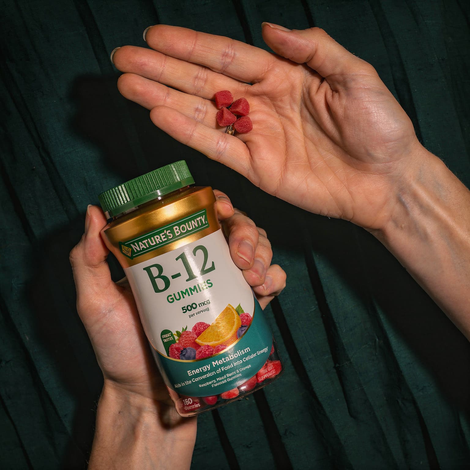 Vitamin B12 500mcg - 160 Mixed Berry Gummies