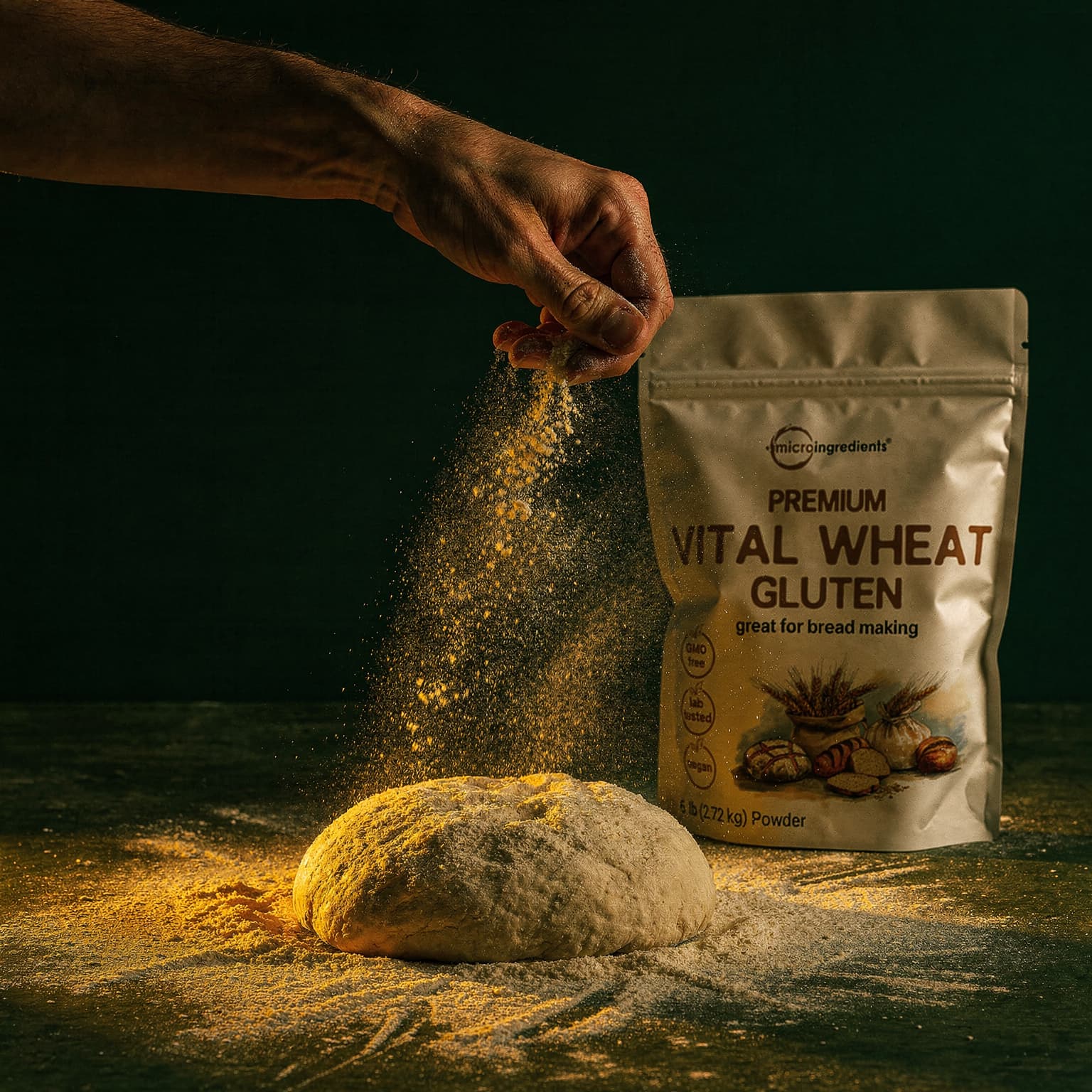 Vital Wheat Gluten 24g Protein - 6lb Powder