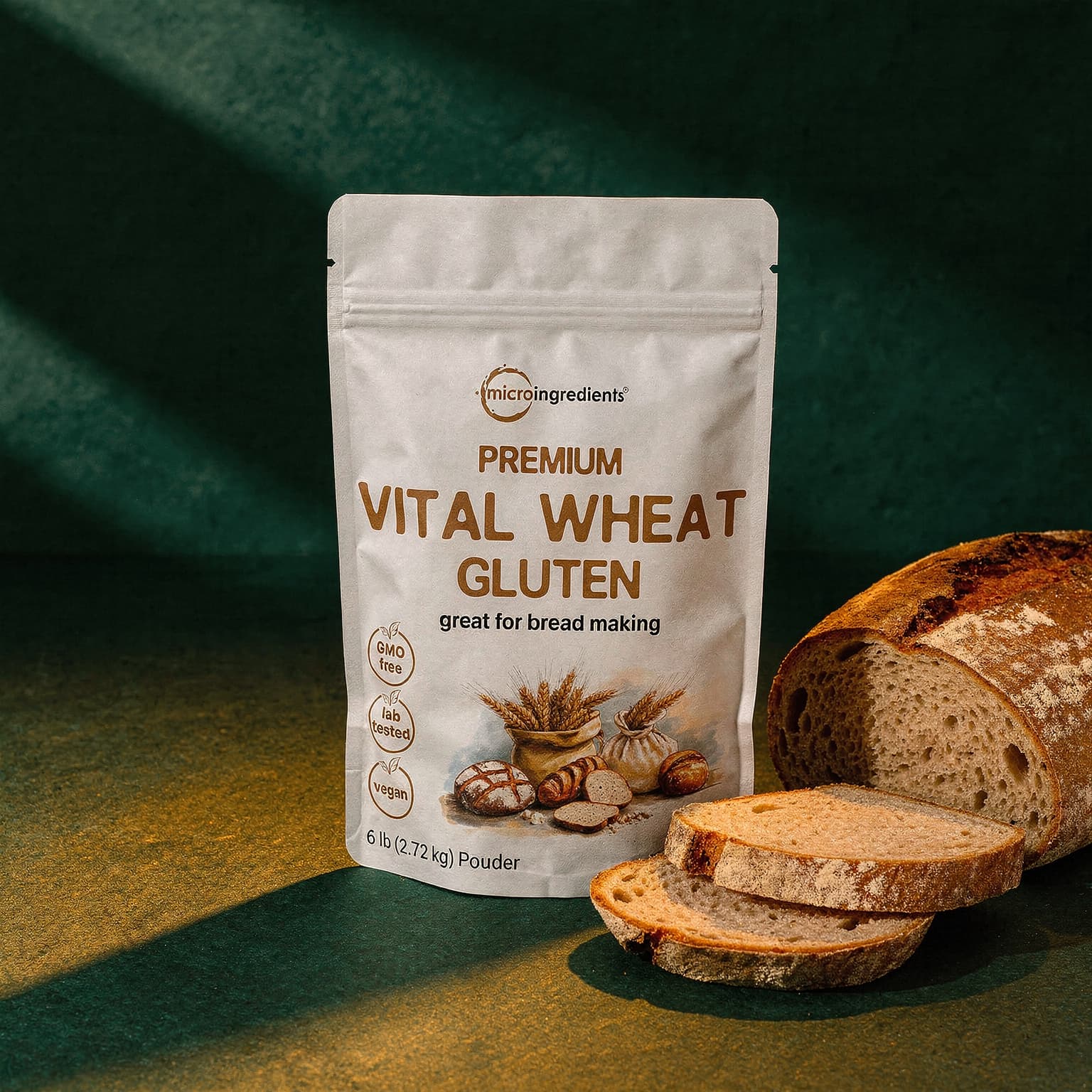 Vital Wheat Gluten 24g Protein - 6lb Powder
